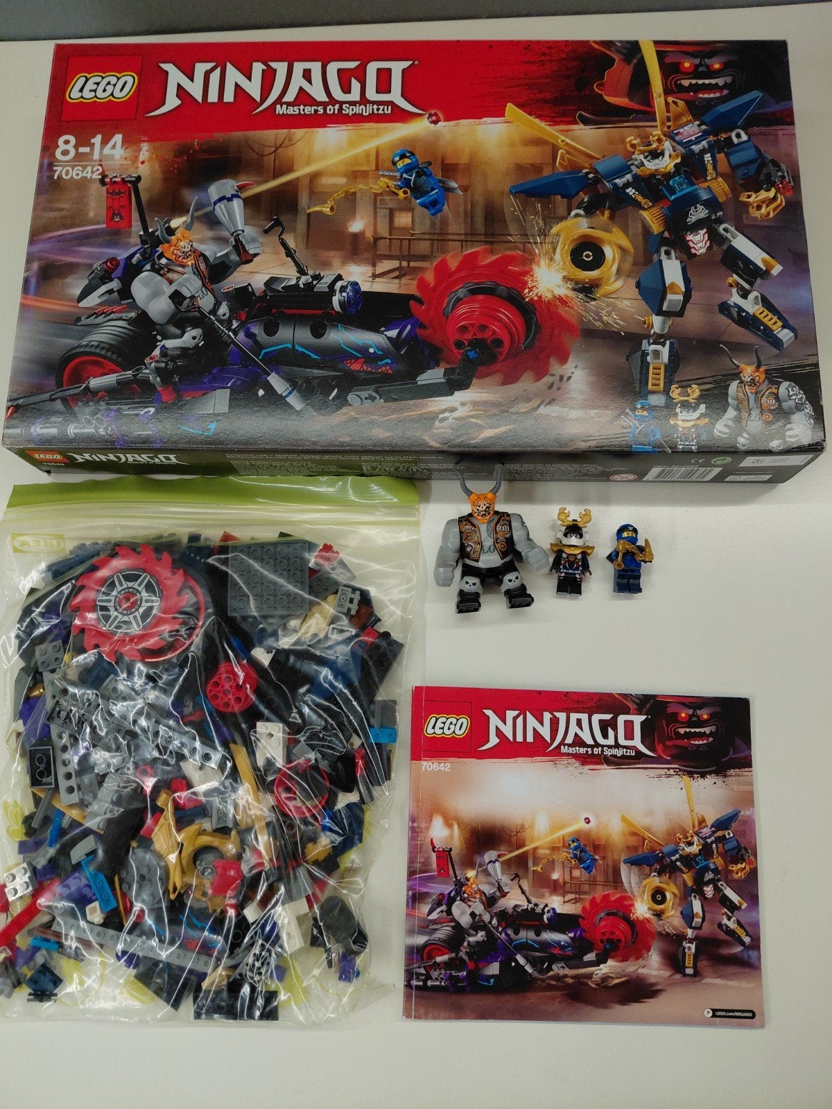 Lego Ninjago Killow vs. Samurai X 70642, Kinderen en Baby's, Lego, Inclusief accessoires, Ophalen of Verzenden, Zo goed als nieuw