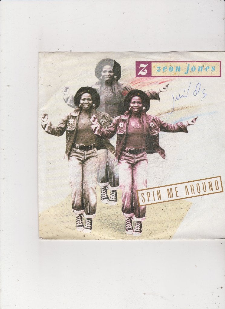 Single Zeon Jones - Spin me around, Ophalen of Verzenden, Gebruikt