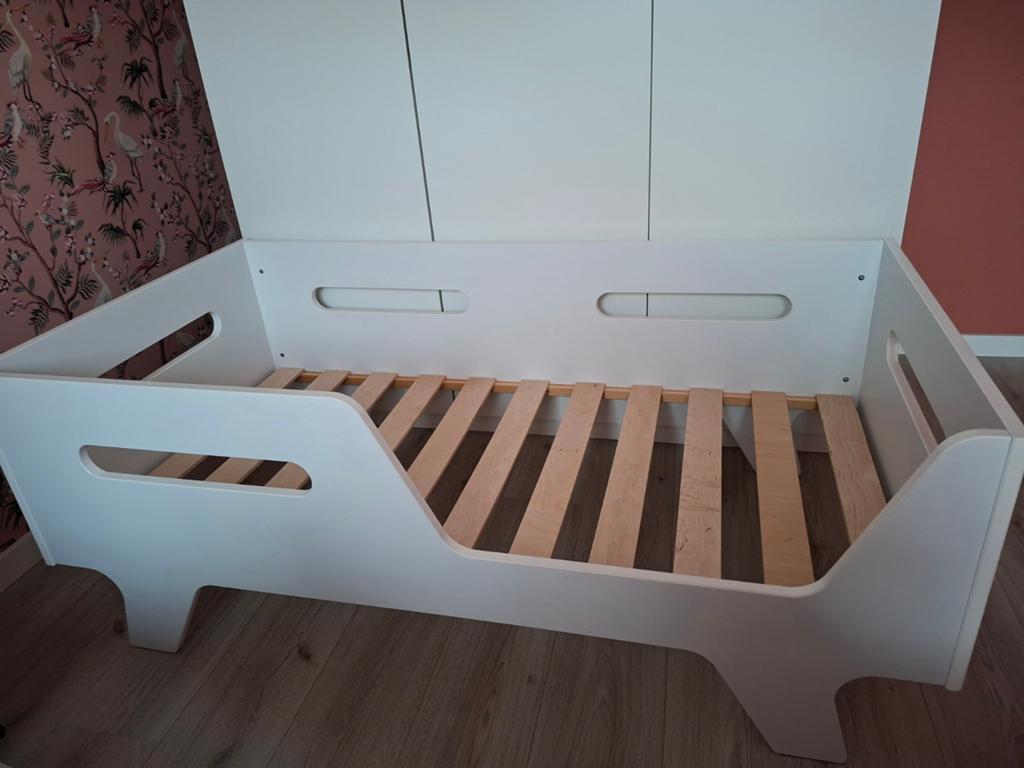 Petit Amelie peuterbed 140x75 met matras (gebruikt), Ophalen