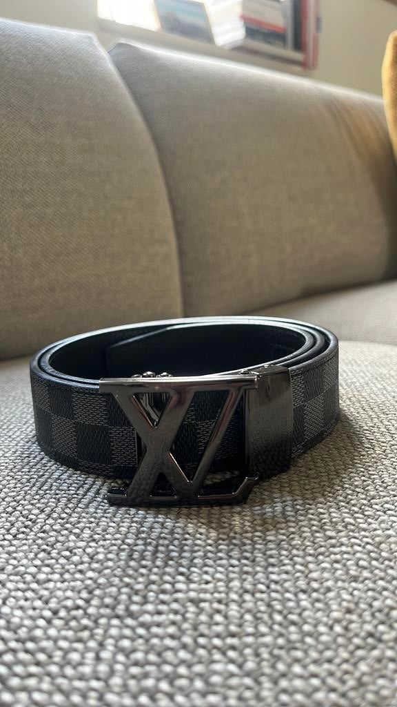 Lv riem, Kleding | Heren, Riemen en Ceinturen, Ophalen of Verzenden, Gedragen, Zwart, Riem of Ceintuur