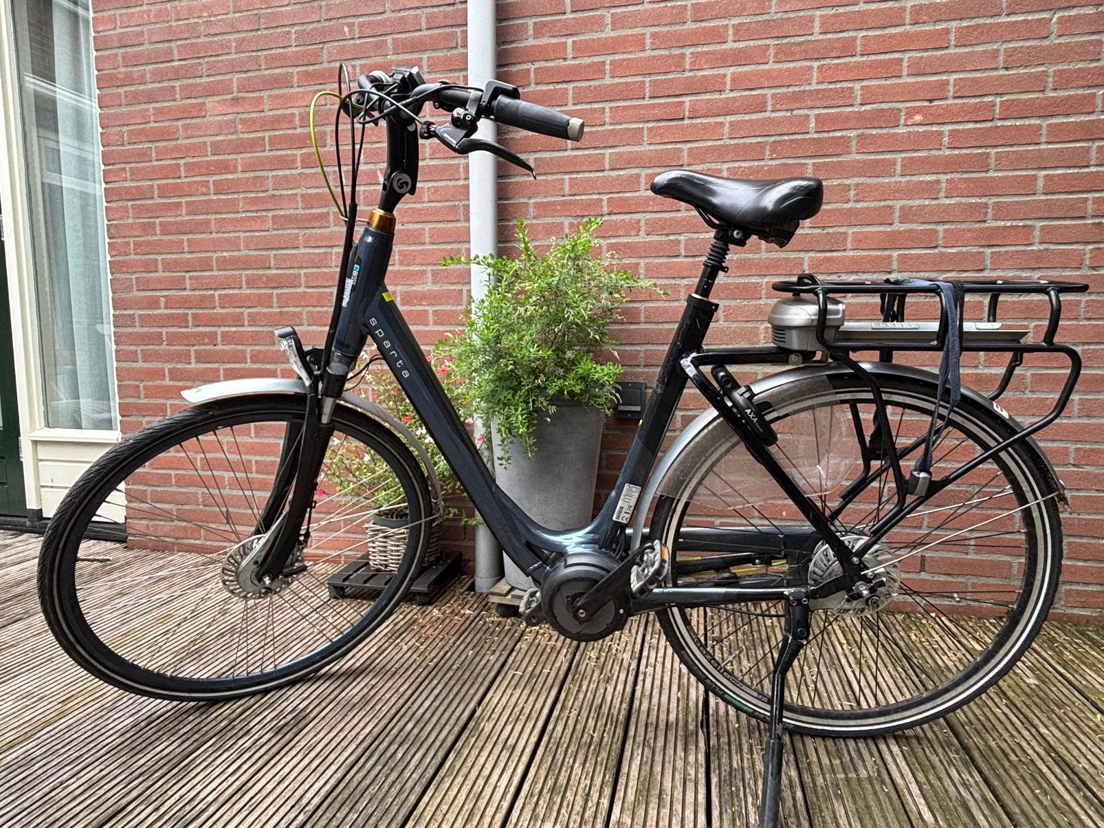 Elektrische Sparta fiets te koop voor ONDERDELEN, Ophalen, Sparta, Gebruikt, 55 tot 59 cm