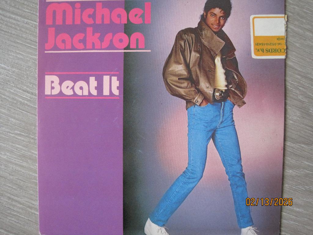Michael Jackson   -   Beat it, Gebruikt, Fotohoes, 7 inch, Ophalen of Verzenden
