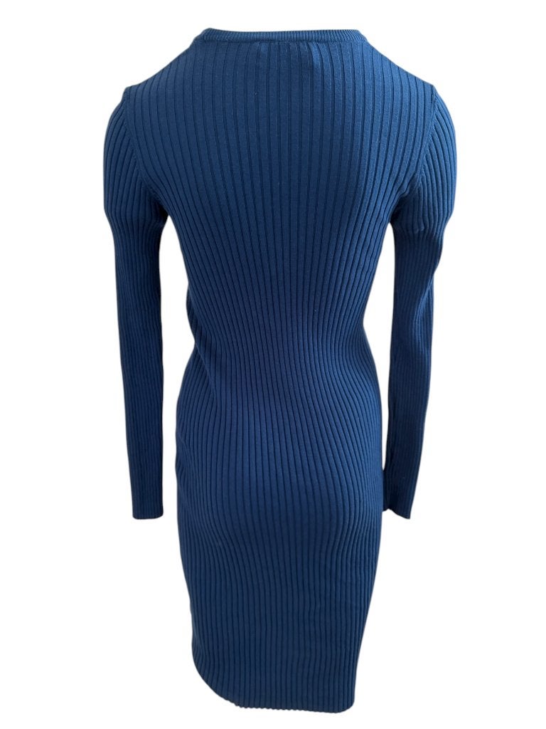 Armedangels jurk S, Blauw, Ophalen of Verzenden, Zo goed als nieuw, Onder de knie