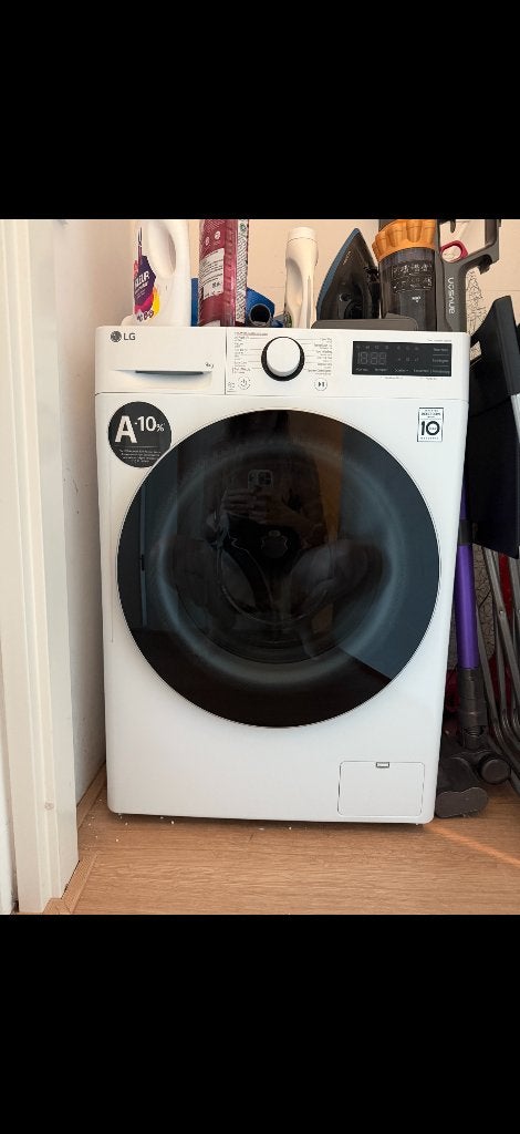 Washing machine, Wasmachine, Witgoed en Apparatuur, Wasmachines, Ophalen, 1200 tot 1600 toeren, 8 tot 10 kg, Zo goed als nieuw