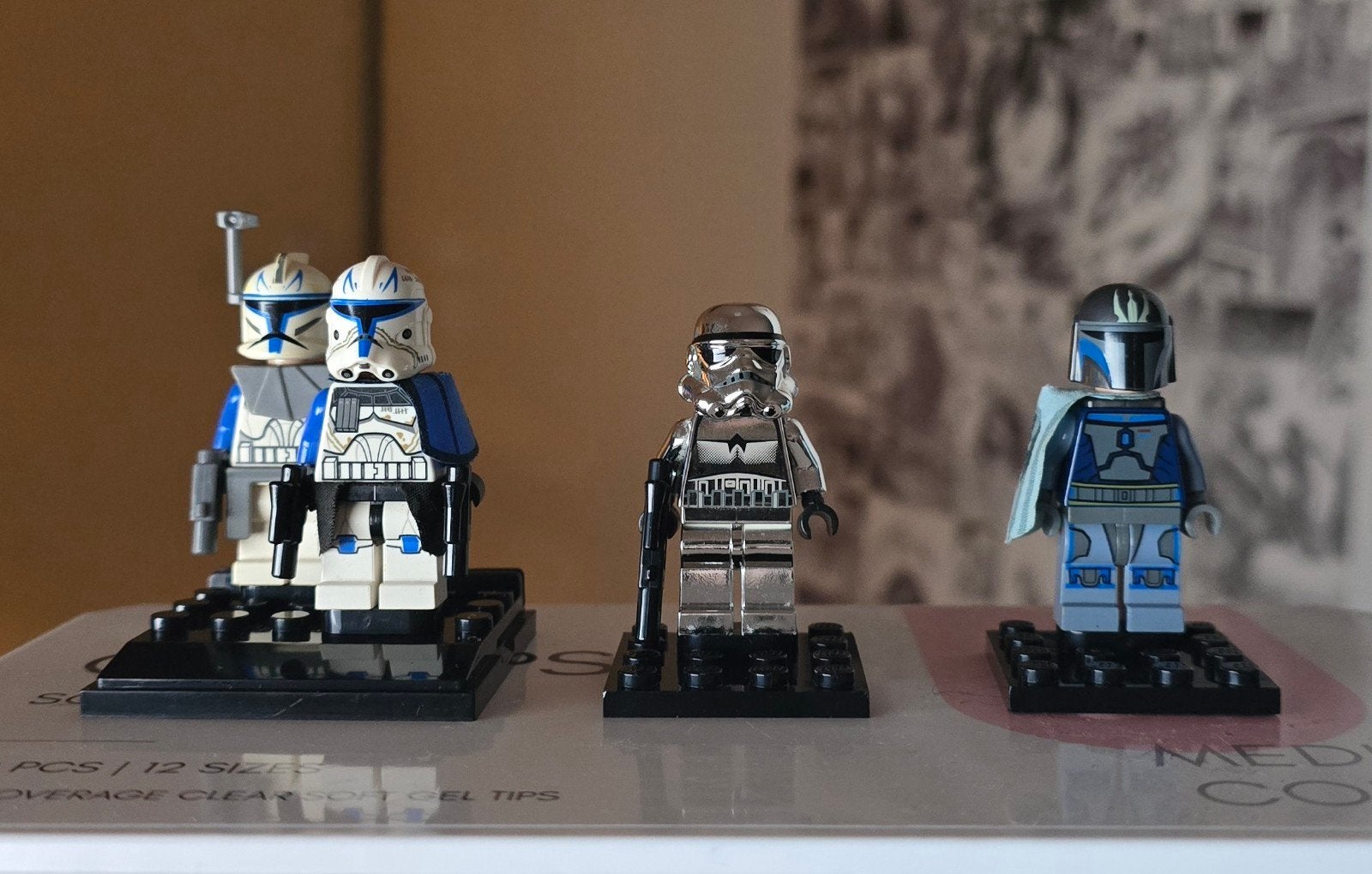 Lego Star Wars Minifiguren - captainrex, pre vizsla, chrome