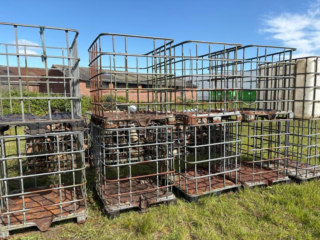 Gebruikte IBC kratten - Ideaal voor opslag en transport, Ophalen, 100 cm of meer, 60 cm of meer, Zo goed als nieuw