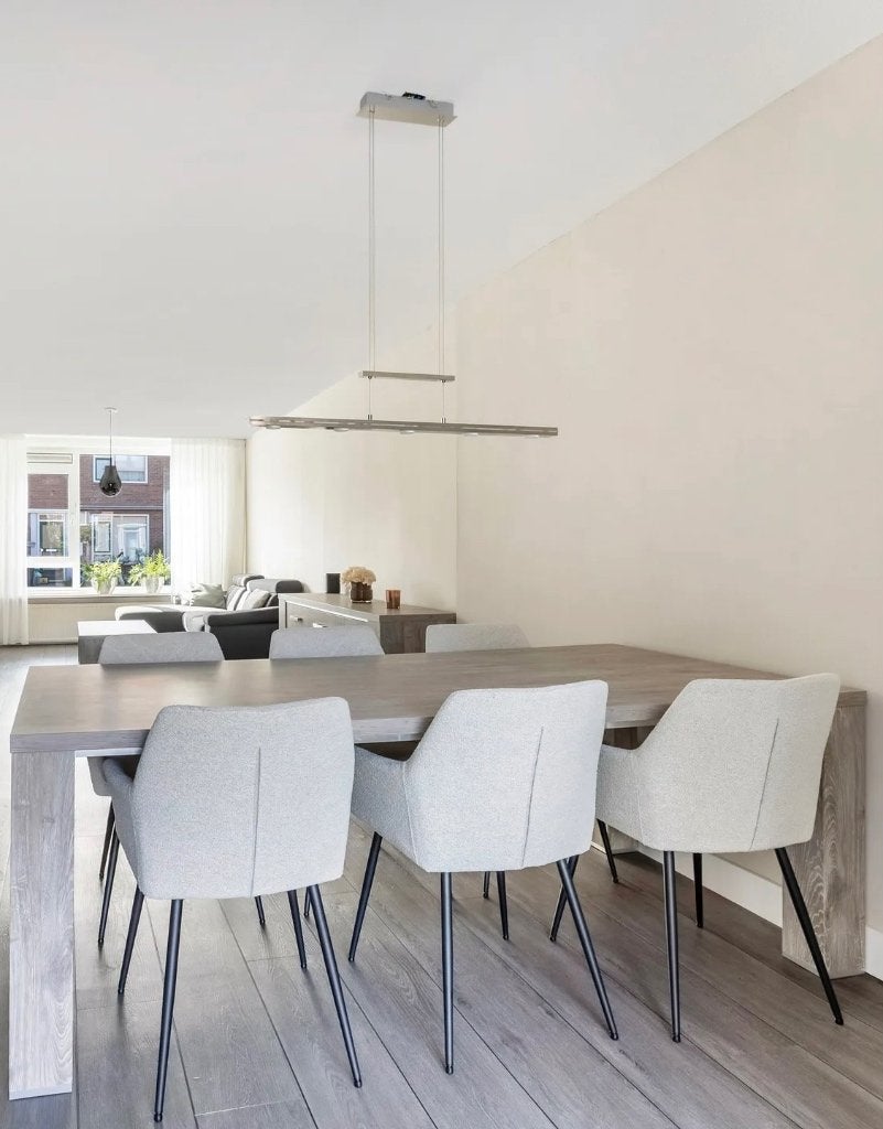 Meubelset, Ophalen, Gebruikt, Beige/grijs, 6 tot 8 stoelen