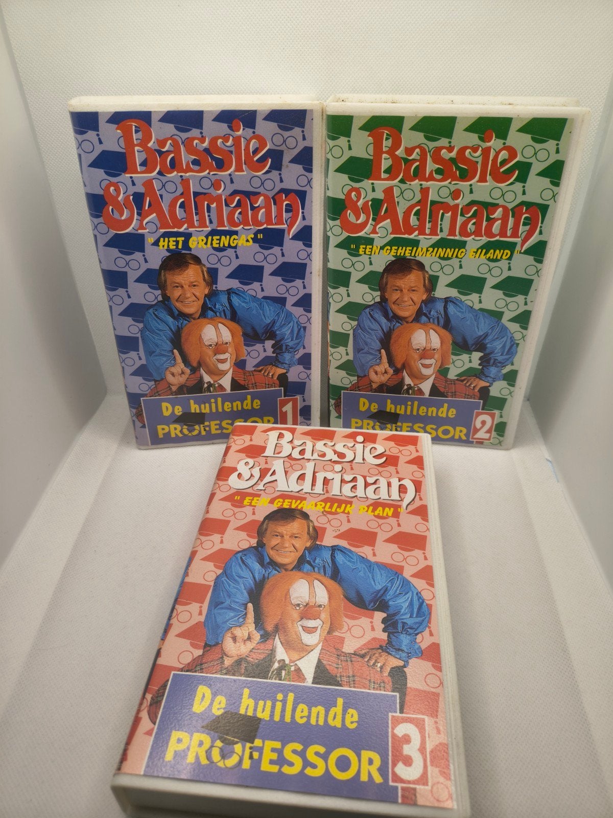Bassie & Adriaan de huilende professor trilogie VHS, Cd's en Dvd's, Ophalen of Verzenden