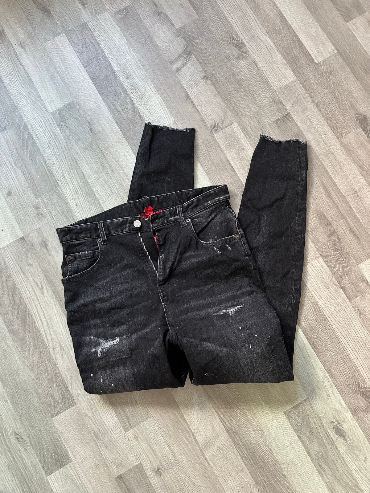 Dsquared2 High Waist Twiggy Jeans Zwart Maat 44 Nieuw, Kleding | Dames, Ophalen of Verzenden, Nieuw, Zwart, Overige jeansmaten