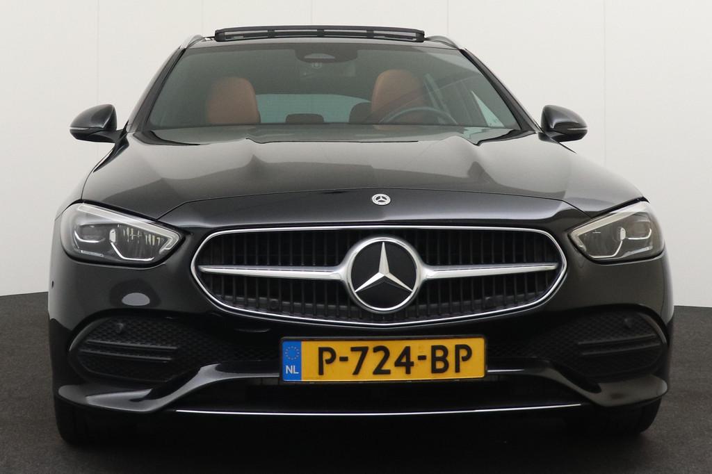 Mercedes-Benz C-Klasse Estate 200 Luxury Line Trekhaak Pano-, Auto's, Mercedes-Benz, Automaat, Achterwielaandrijving, Euro 6, 4 cilinders
