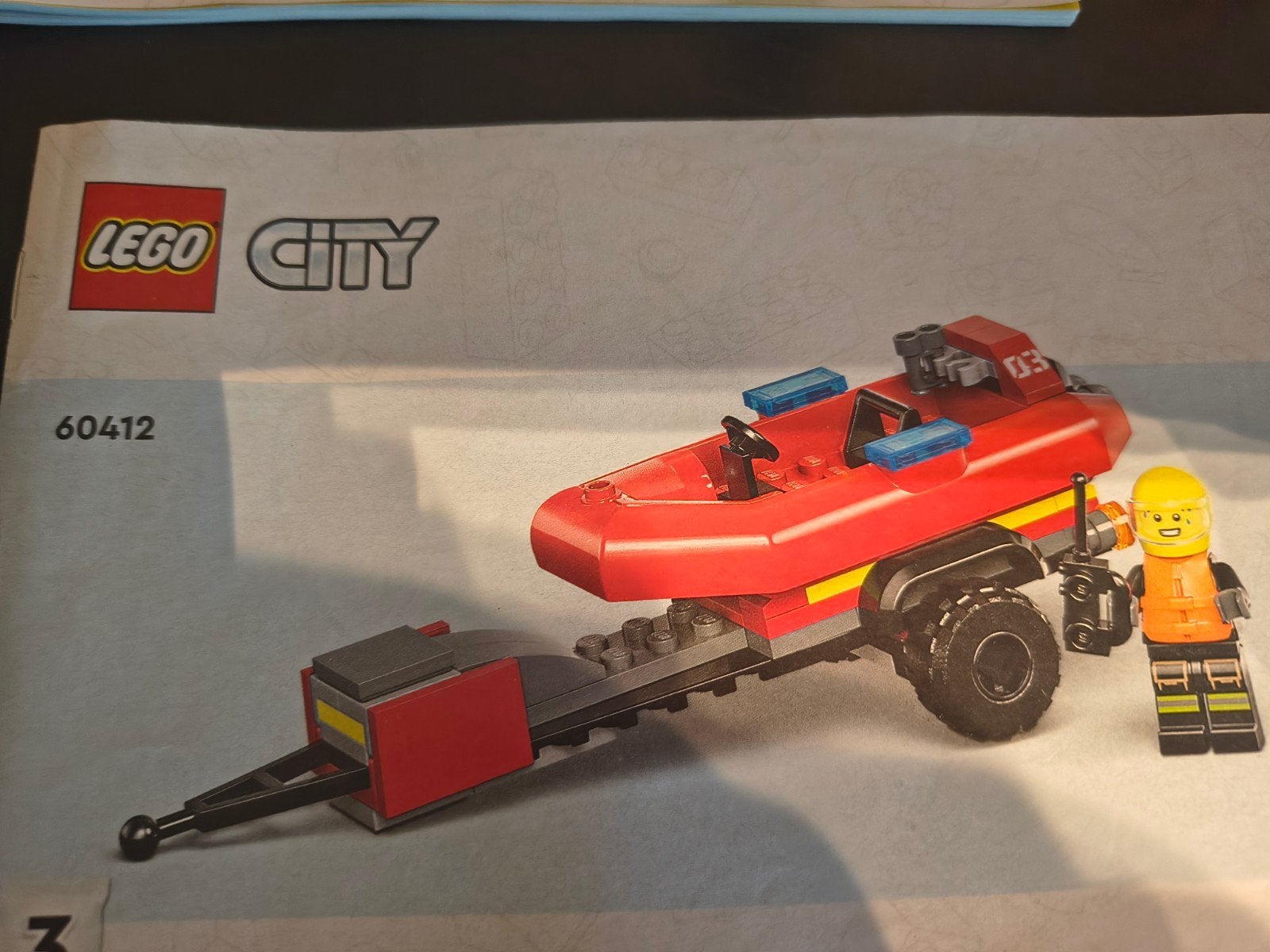 LEGO City 4x4 brandweerauto met reddingsboot (60412), Ophalen of Verzenden, Nieuw