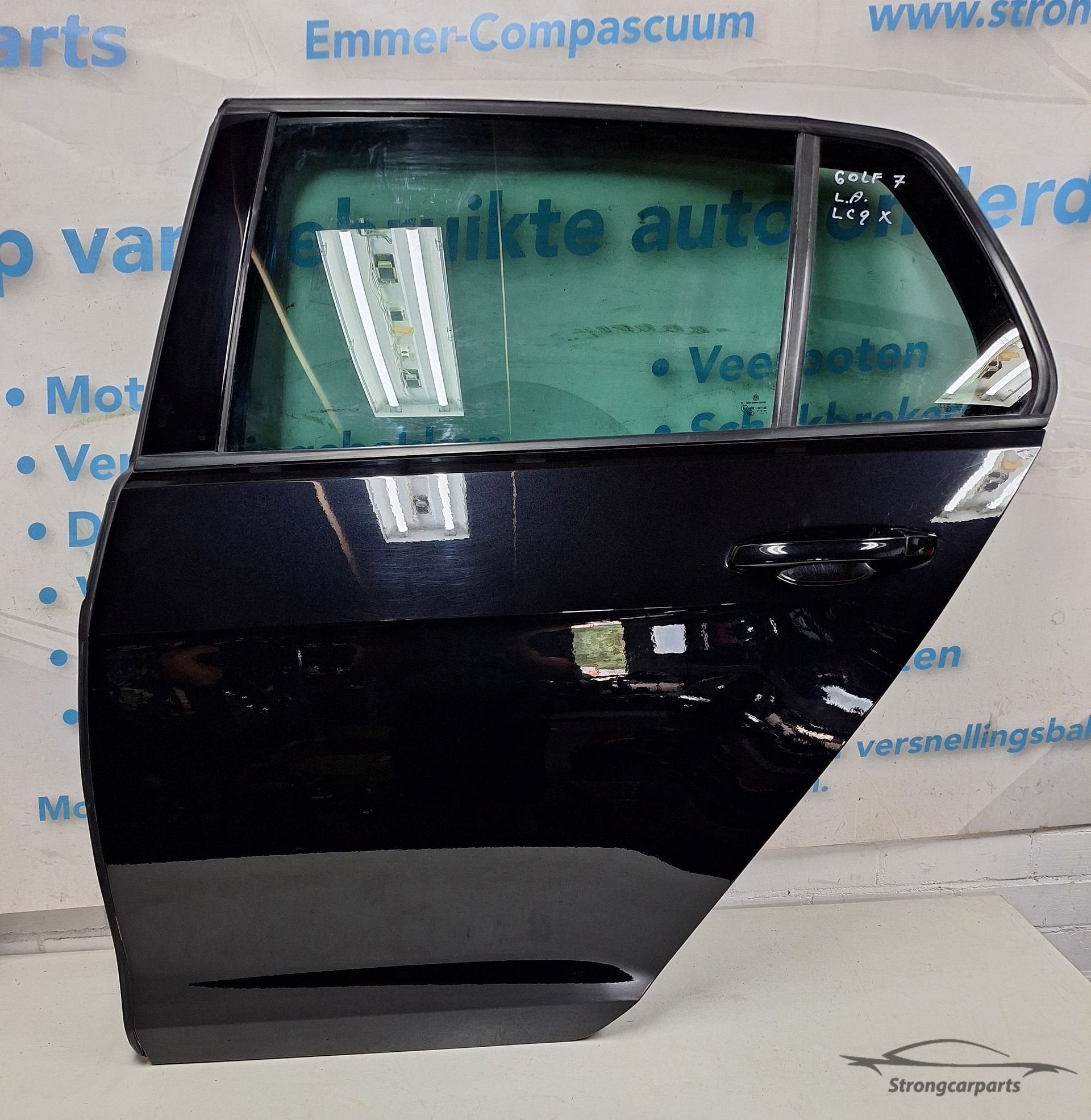 Deur Portier VW Golf VII 7 links achter Hatchback kleur LC9X, Gebruikt, -, -, Ophalen of Verzenden