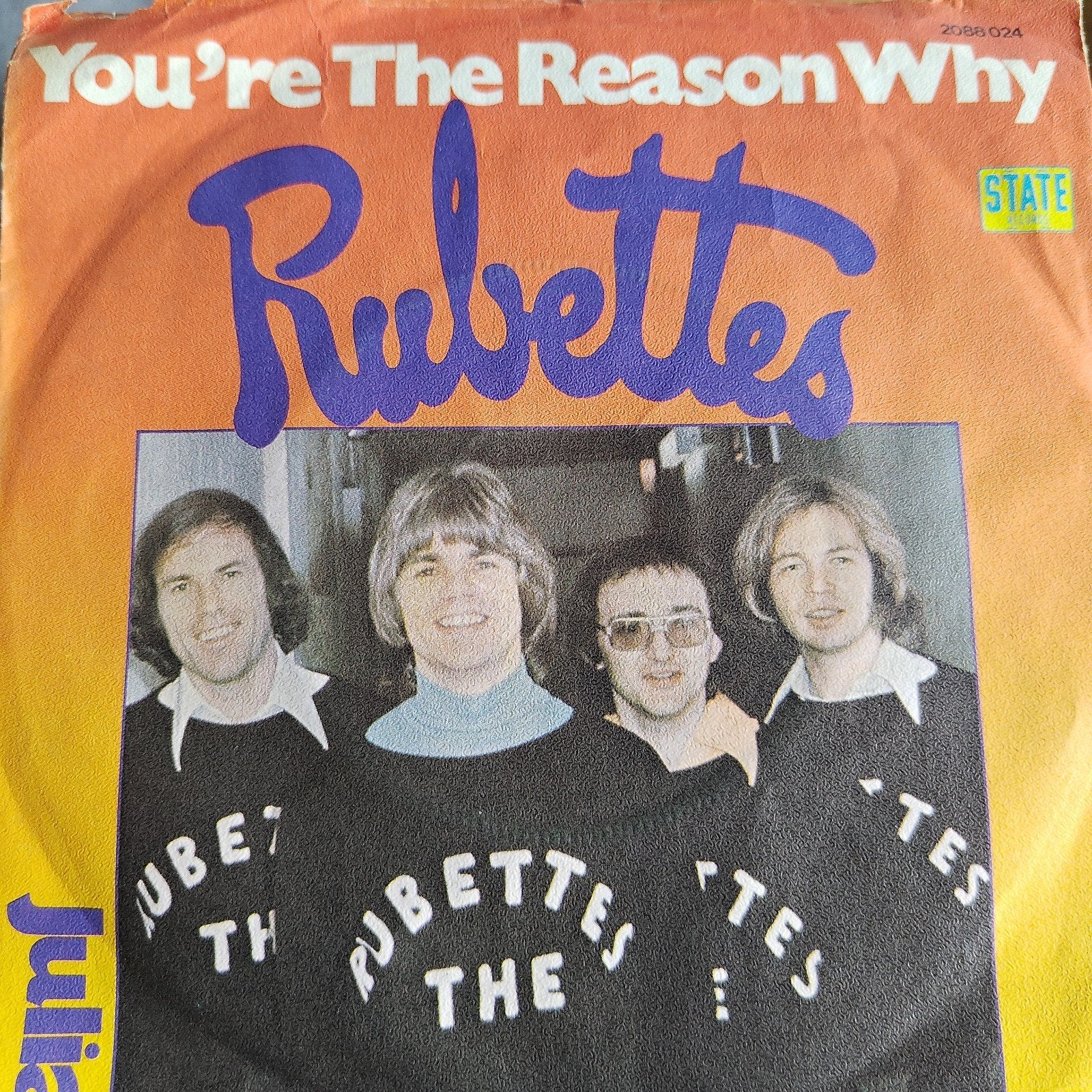 The Rubettes - You're The Reason Why (Single), Ophalen of Verzenden, Gebruikt, Pop