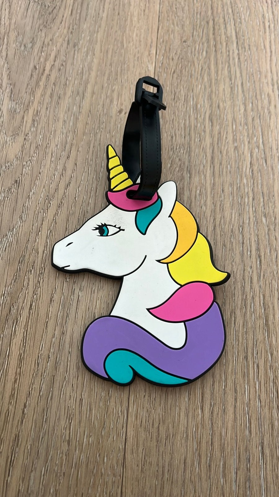 Leuke unicorn koffer label, Overige kleuren, Minder dan 40 cm, Nieuw, Minder dan 35 cm