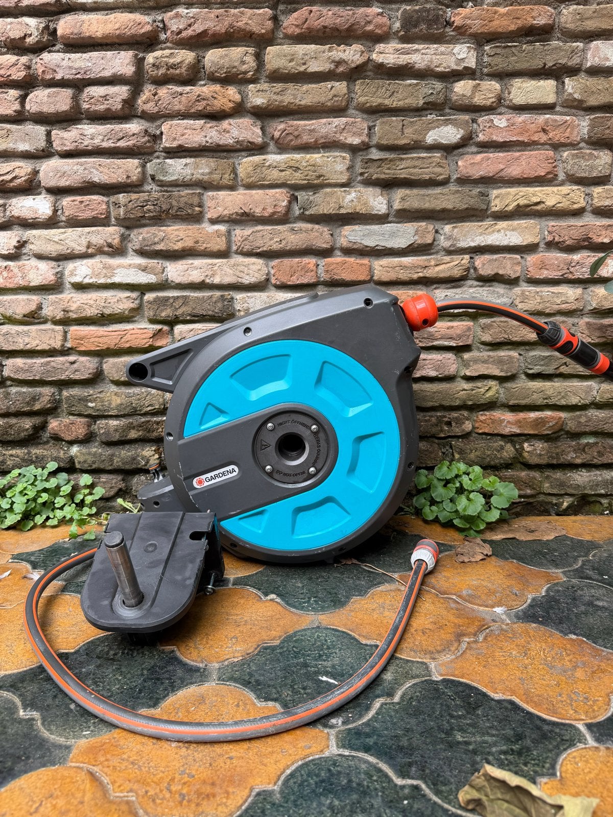 Gardena rollup S tuinslang (15 meter), Ophalen of Verzenden, Gebruikt, Tuinslanghaspel