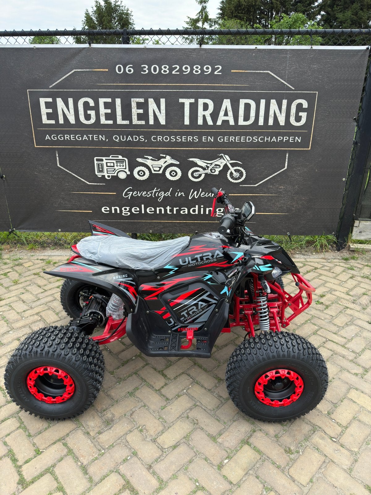 Accu 60v 1500w quad electro nieuw kind en volwassen, Ophalen, Nieuw