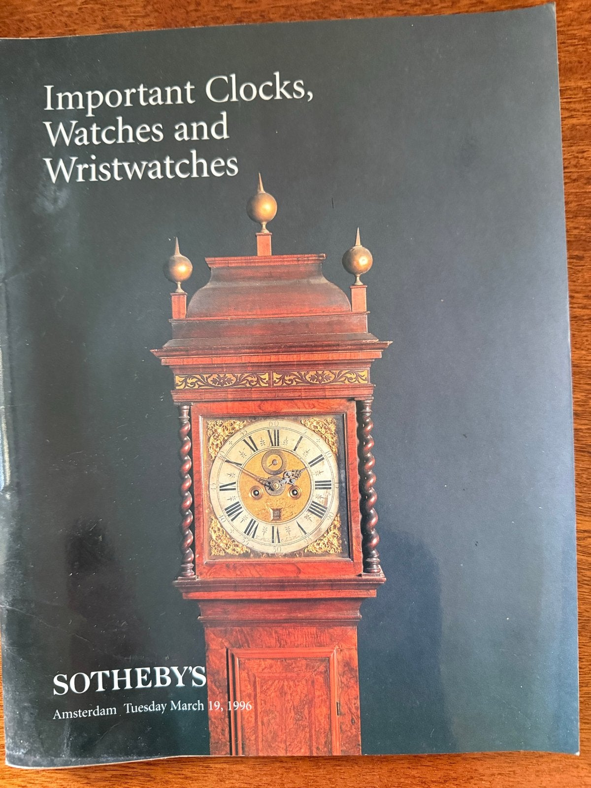 Sotheby's Veilingcatalogi: Klokken, Horloges, Barometers (9, Boeken, Catalogussen en Folders, Gelezen, Catalogus, Ophalen of Verzenden