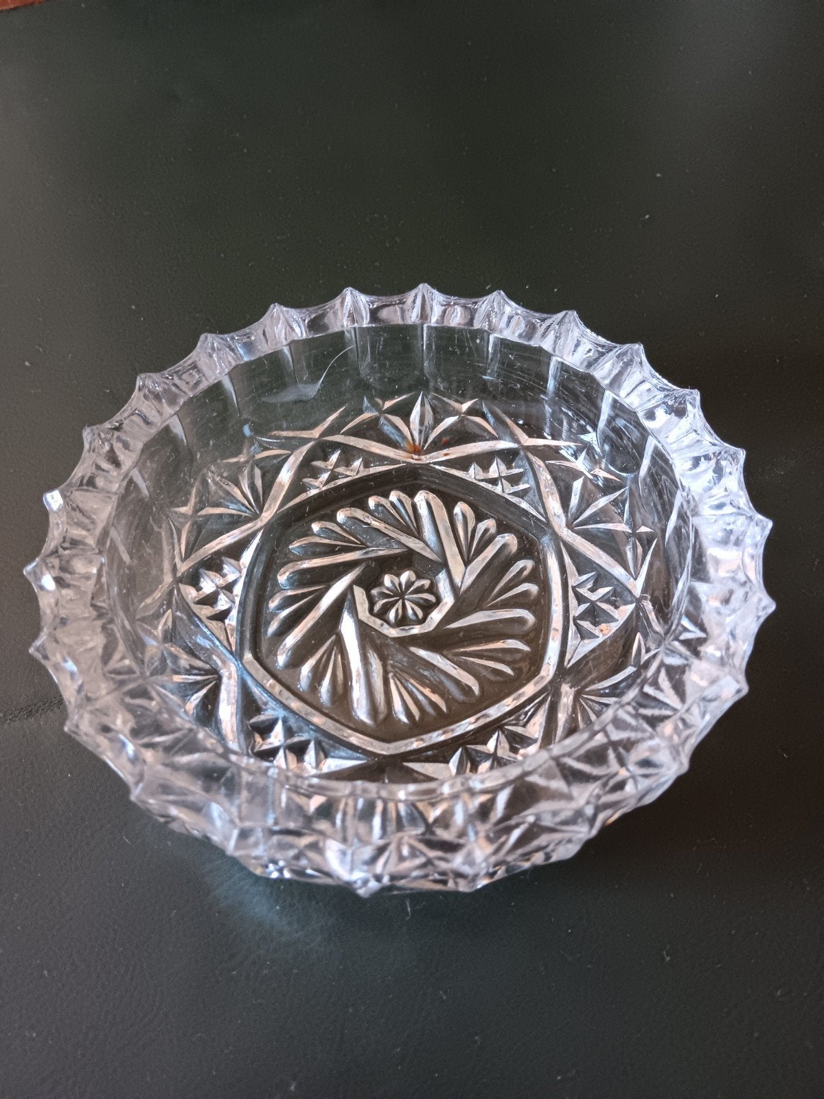 Vintage Kristallen Asbak - Decoratief en Functioneel, Ophalen