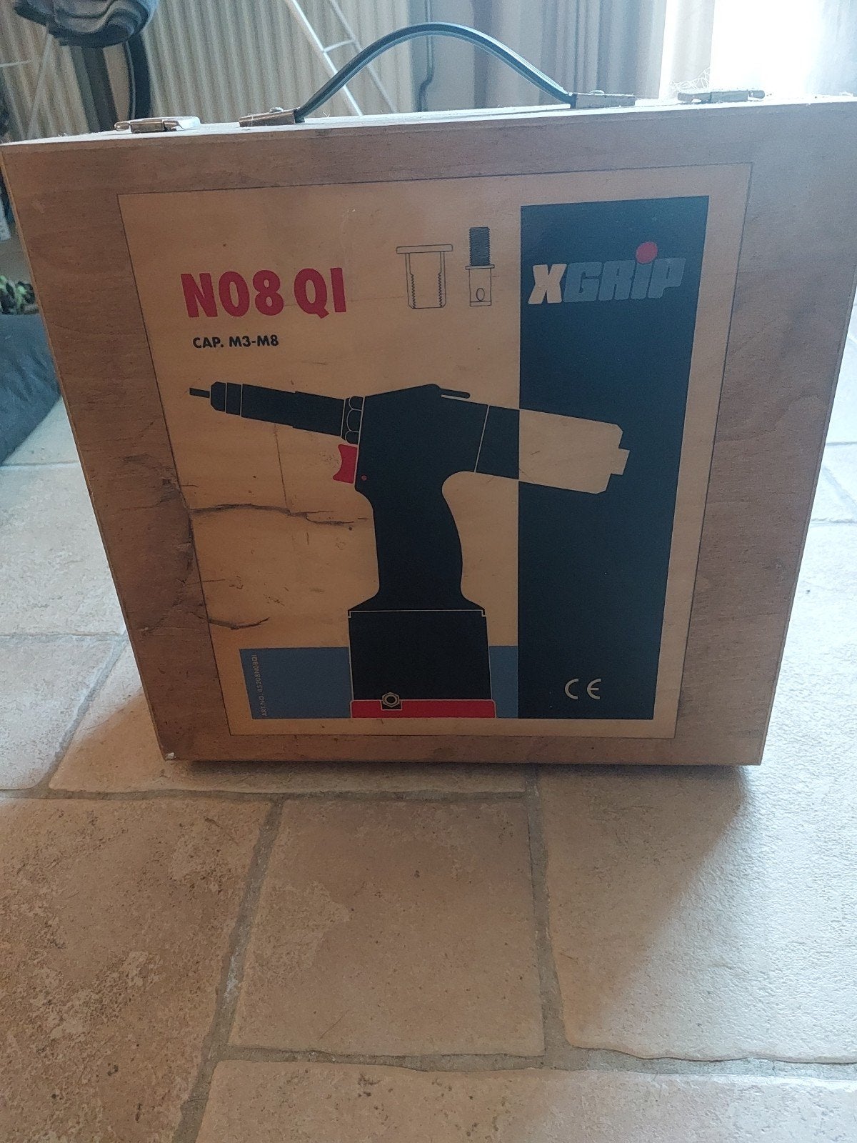 X-Grip NO8Q1 Pneumatische Potnutstang M3-M8 MasterFix, Ophalen of Verzenden, Zo goed als nieuw, Overige typen, Overige merken