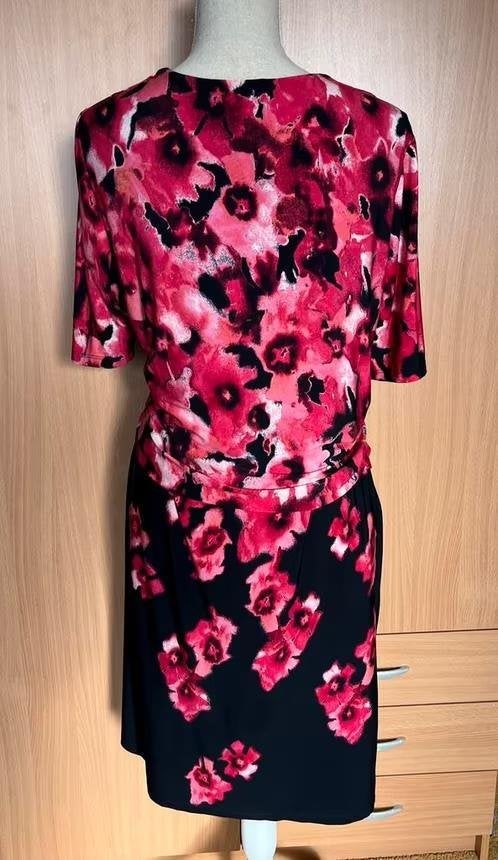 Gerry Weber blauw/roze jurk maat 44[v], Overige kleuren, Maat 42/44 (L), Ophalen of Verzenden, Zo goed als nieuw