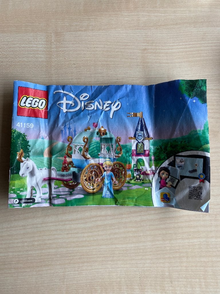 Lego Disney Assepoester's Koets 41159, Compleet, Lego, Ophalen of Verzenden, Zo goed als nieuw