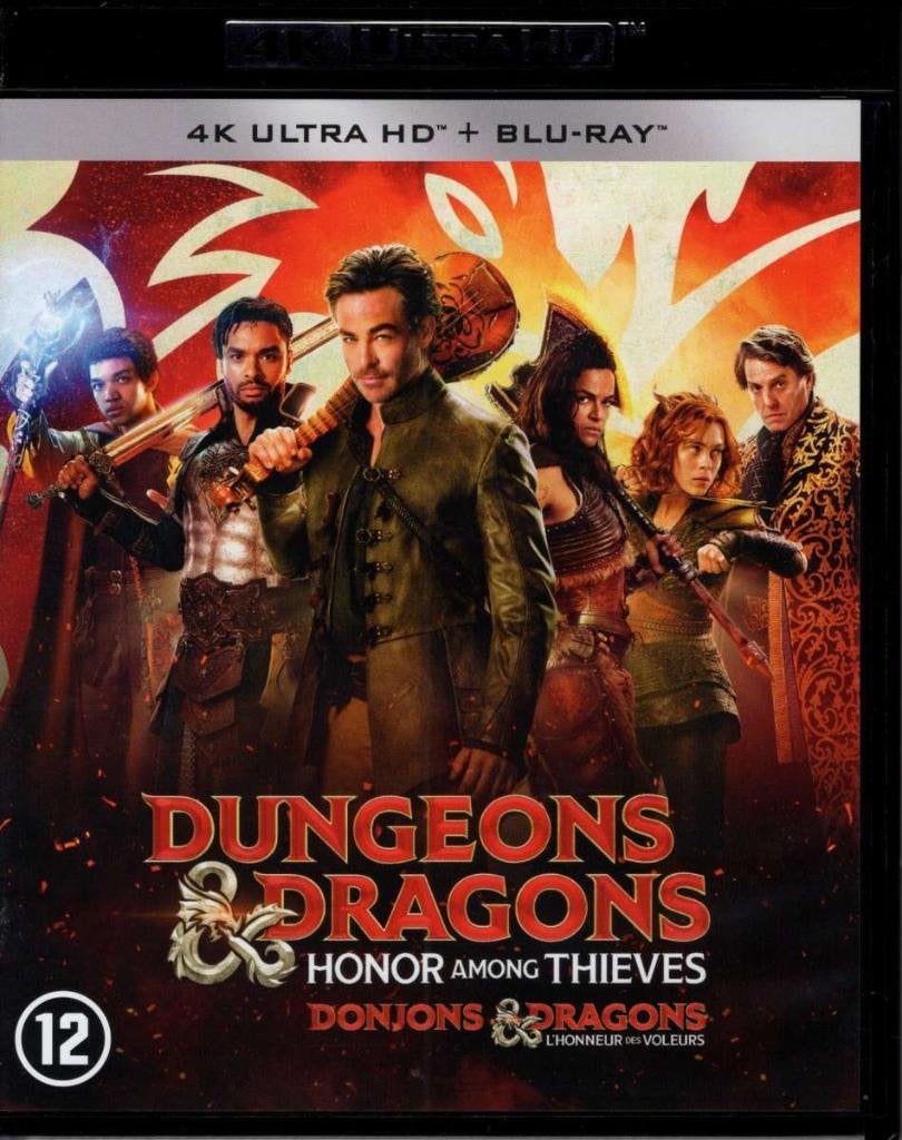 Dungeons & Dragons Honor Among Thieves - 4K + Bluray - NL, Cd's en Dvd's, Engels, Verzenden, Nederlands, Zo goed als nieuw