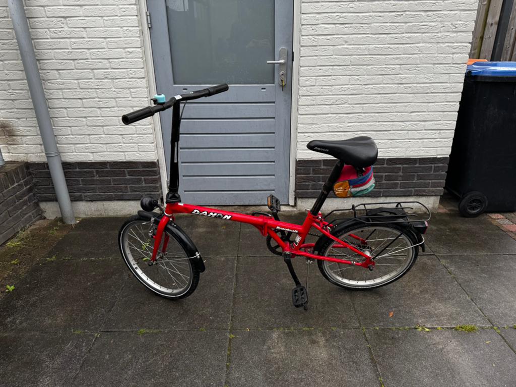 Dahon Boardwalk Vouwfiets, Fietsen en Brommers, Fietsen | Vouwfietsen, Ophalen, Gebruikt, Velgrem, 16 tot 18 inch