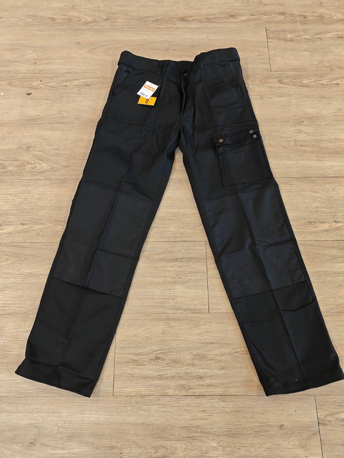 Nieuwe Zwarte Cargo Broek - Maat 54 (38"/40"), Ophalen of Verzenden, Nieuw, Zwart