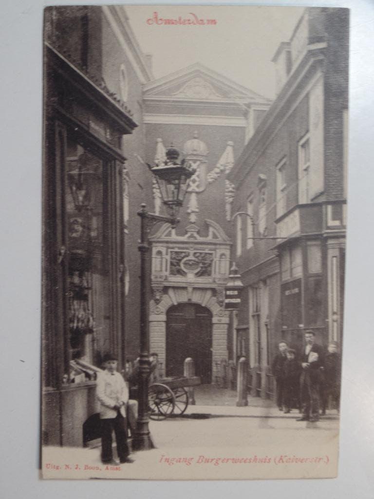 Amsterdam 560 Uitg N.J. Boon, Verzamelen, Ansichtkaarten | Nederland, Verzenden, Voor 1920, Ongelopen, Noord-Holland