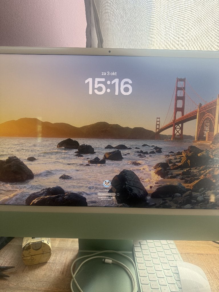 Imac M1 8 core groen 24 inch 512GB 4x usb, Computers en Software, Ophalen, IMac, Zo goed als nieuw, 3 tot 4 Ghz