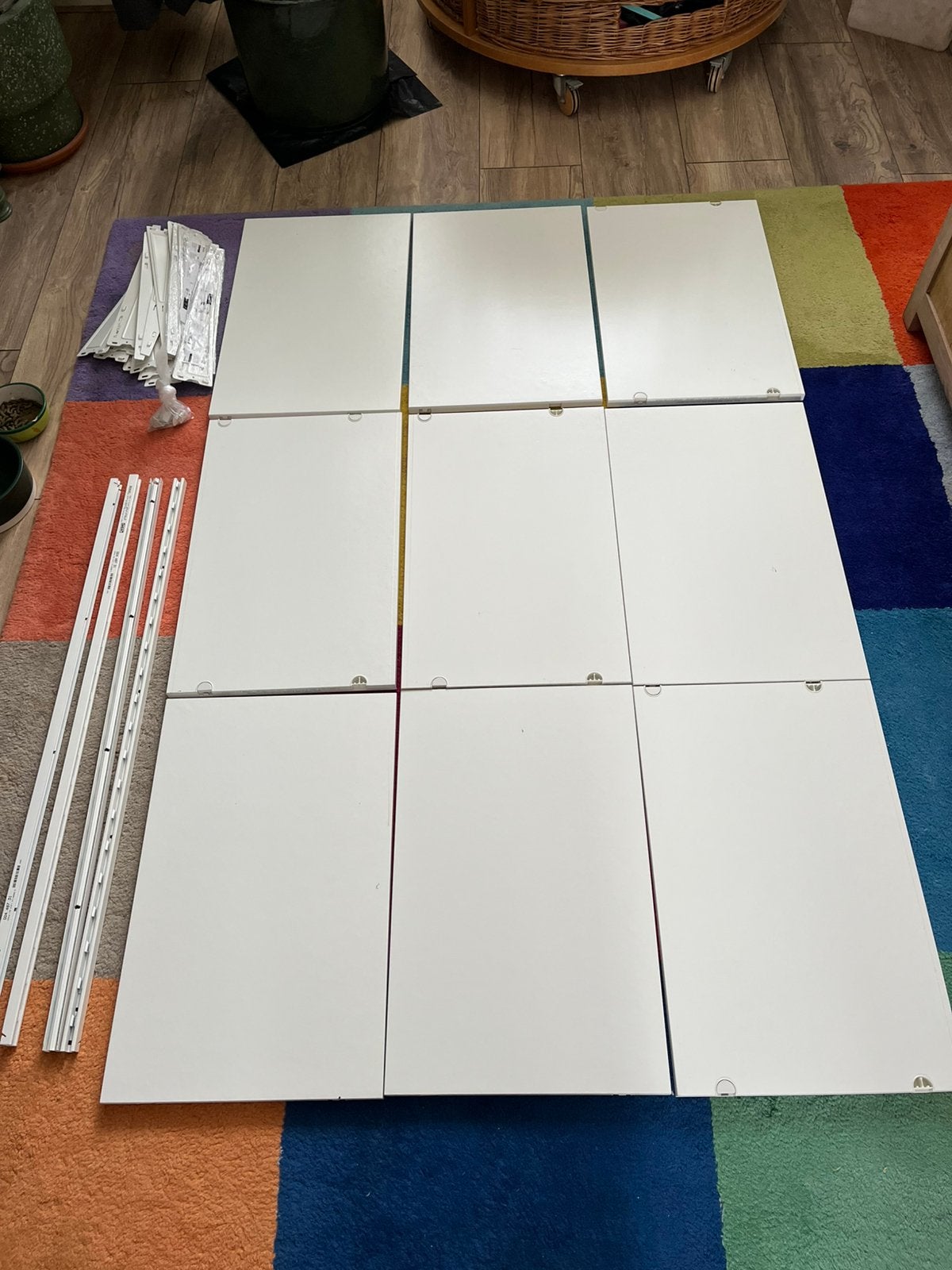 Boaxel wandplanken ikea, Ophalen, Zo goed als nieuw