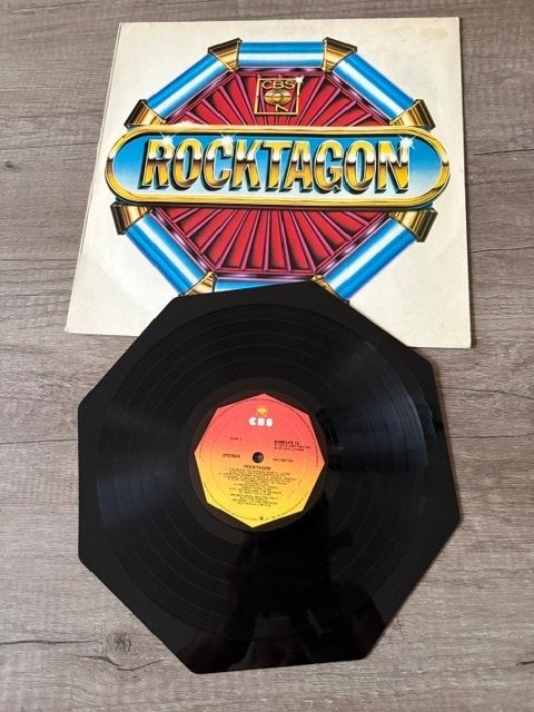 Octagoon-LP Verzamel - Rocktagon - 1979 - PROMO, Cd's en Dvd's, Vinyl | Rock, Ophalen of Verzenden, Zo goed als nieuw, 12 inch