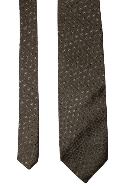 Hugo Boss 100% zijden stropdas, das, groen, Verzenden, Zo goed als nieuw, Met patroon, BOSS Hugo Boss