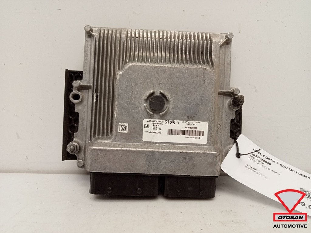 Opel Corsa F 2019+ ECU Motormanagement 9834609880, Gebruikt, Opel Automobile GmbH, Ophalen of Verzenden, Kontakt@opel-infoservice.de
