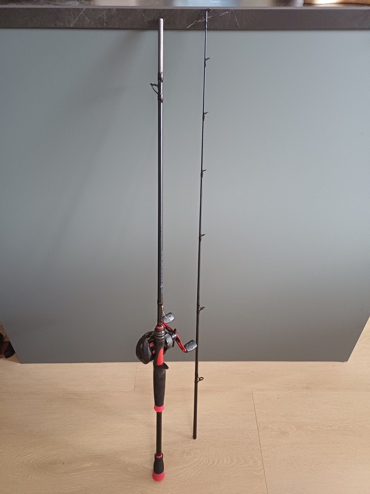 Berkley Zilla Pike Jerkbait met Abu Garcia Max Reel, Ophalen of Verzenden, Zo goed als nieuw, Molen