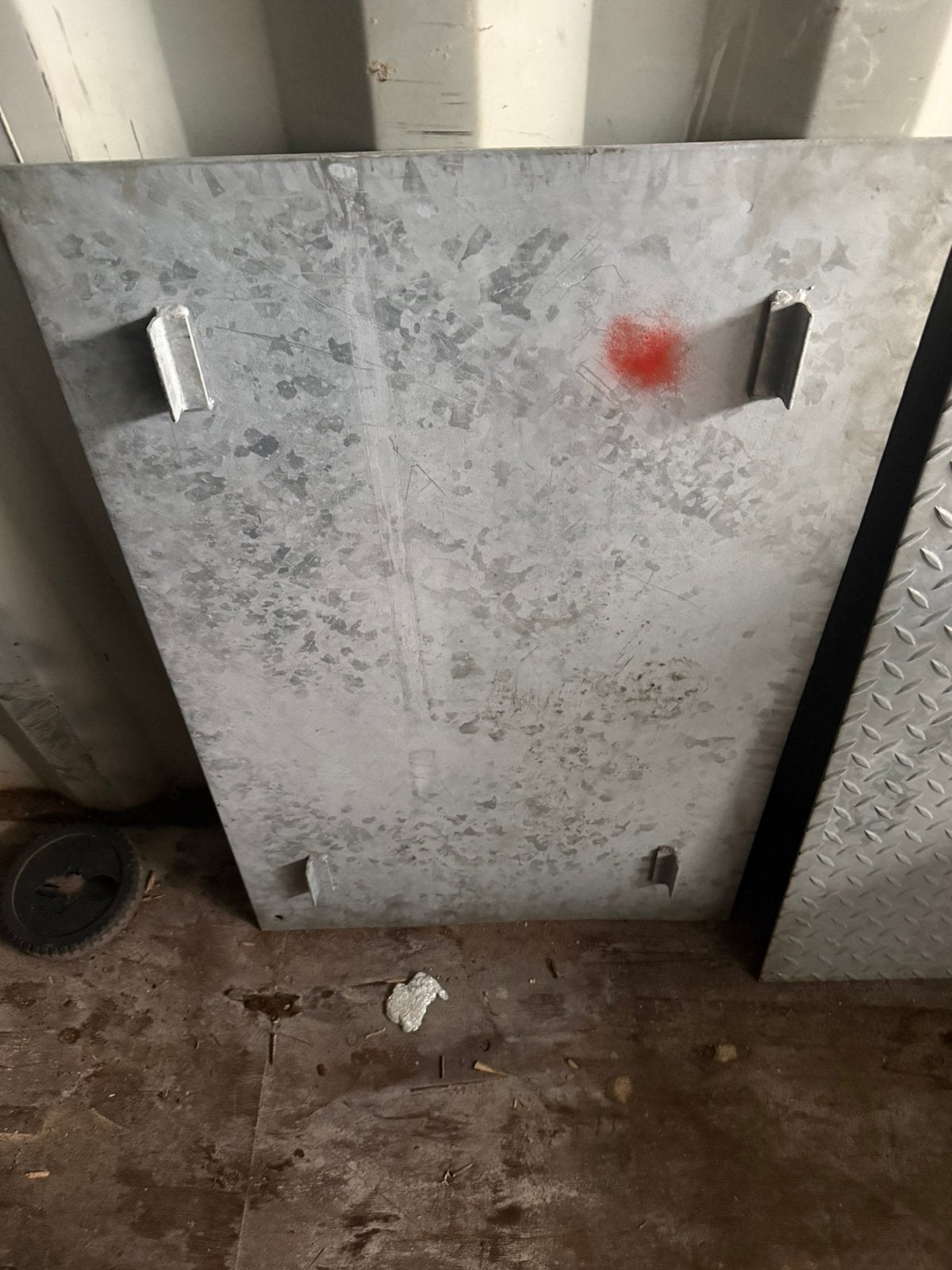 Traanplaat ijzer maat 1000x660, Ophalen, Gebruikt
