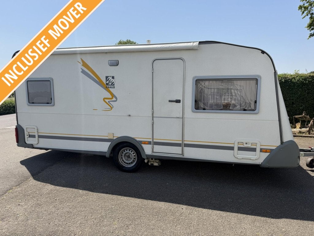 Knaus Sundwind 495 TF - Mover - Zakluifel, Caravans en Kamperen, Caravans, Rondzit, Bedrijf, Overige typen, 4 tot 5 meter