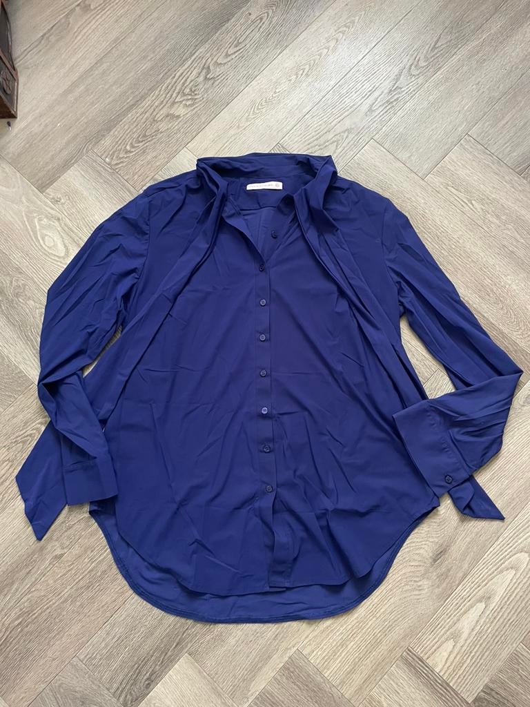 Studio Anneloes blouse kleur purple travelstof mt XXL, Kleding | Dames, Ophalen of Verzenden, Zo goed als nieuw, Maat 46/48 (XL) of groter