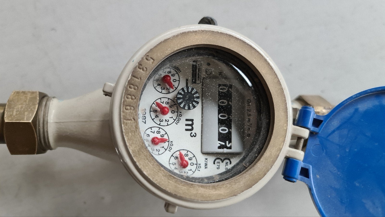 Schlumberger watermeter, Ophalen of Verzenden, Zo goed als nieuw, Vocht of Vloeistof