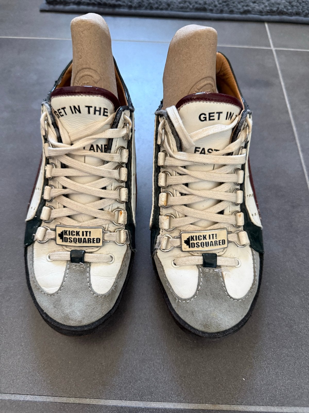 Dsquared2 Sneakers Maat 36, Ophalen of Verzenden, Gedragen, Wit, Sneakers of Gympen