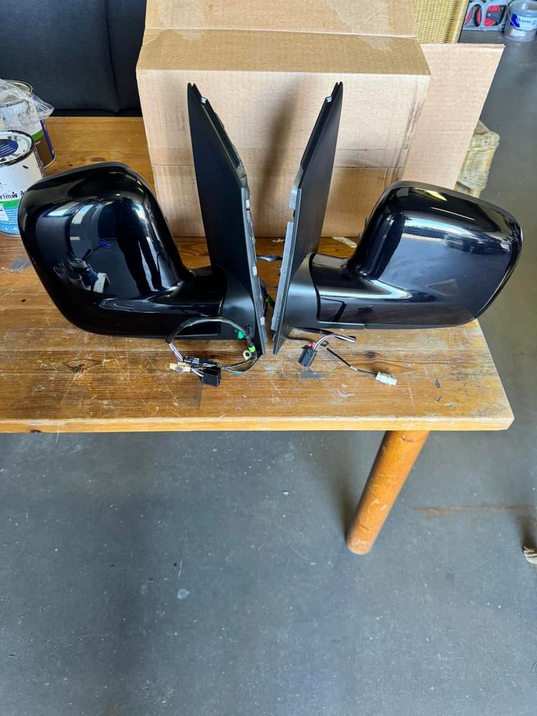 Vw caddy spiegels zwart metalic gespoten L+R gps,dap,elk,ver, Ophalen of Verzenden, Nieuw