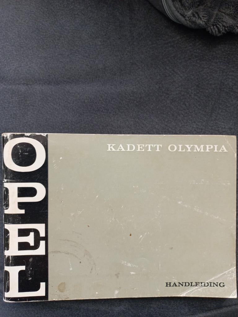 Handleiding Opel Kadett Olympia, Auto diversen, Handleidingen en Instructieboekjes, Ophalen of Verzenden