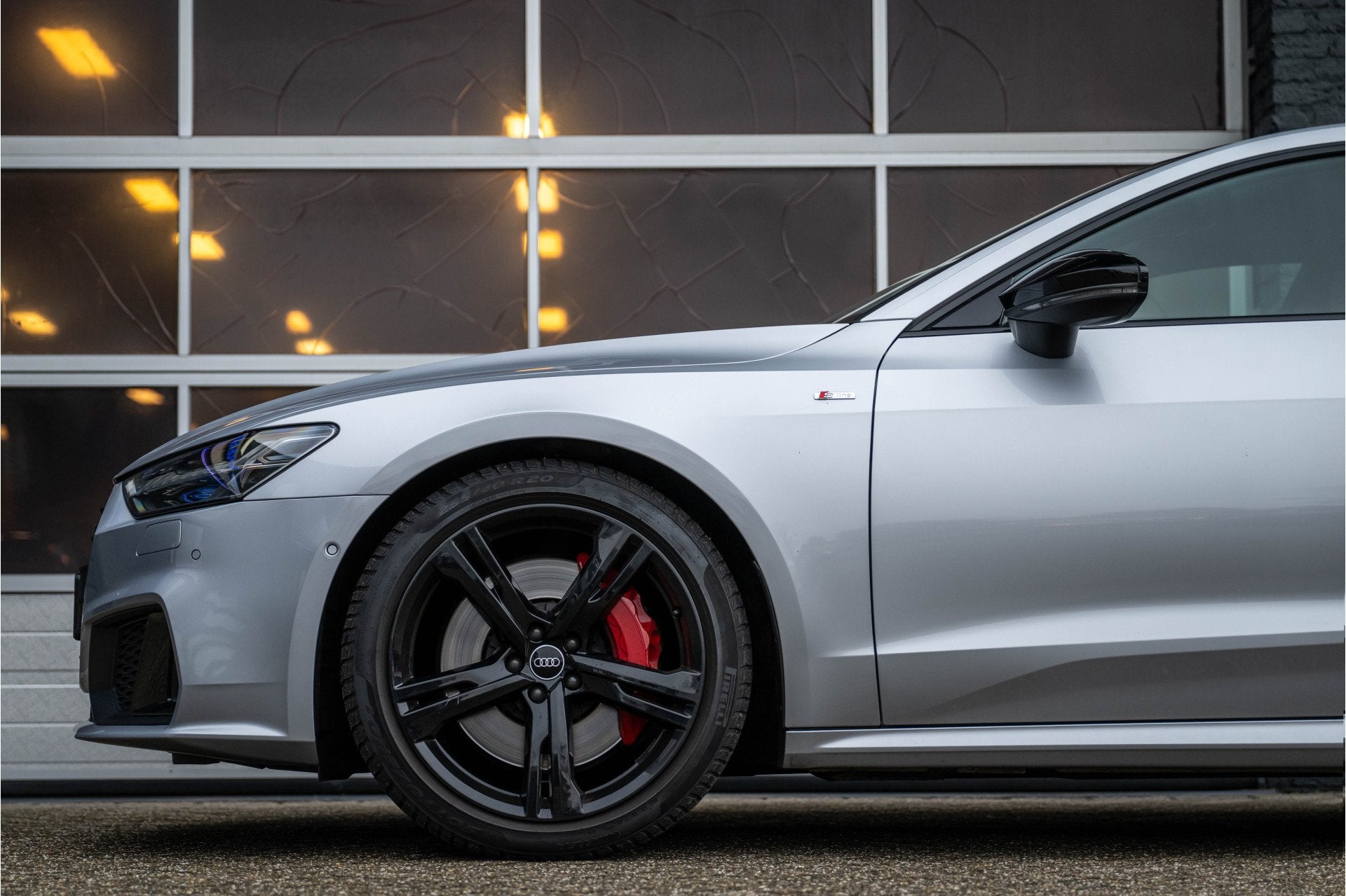 Audi A7 Sportback 55 TFSI e quattro Pro Line S Competition R, Gebruikt, Zwart, 4 cilinders, Leder