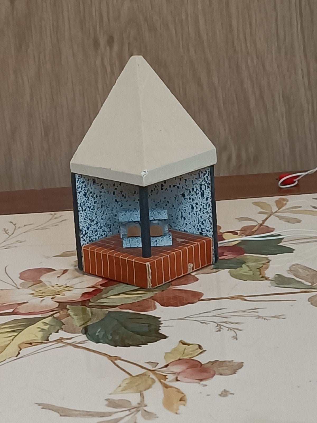 Vintage Lundby haardje poppenhuis jaren '60, Ophalen of Verzenden, Gebruikt, Poppenhuis