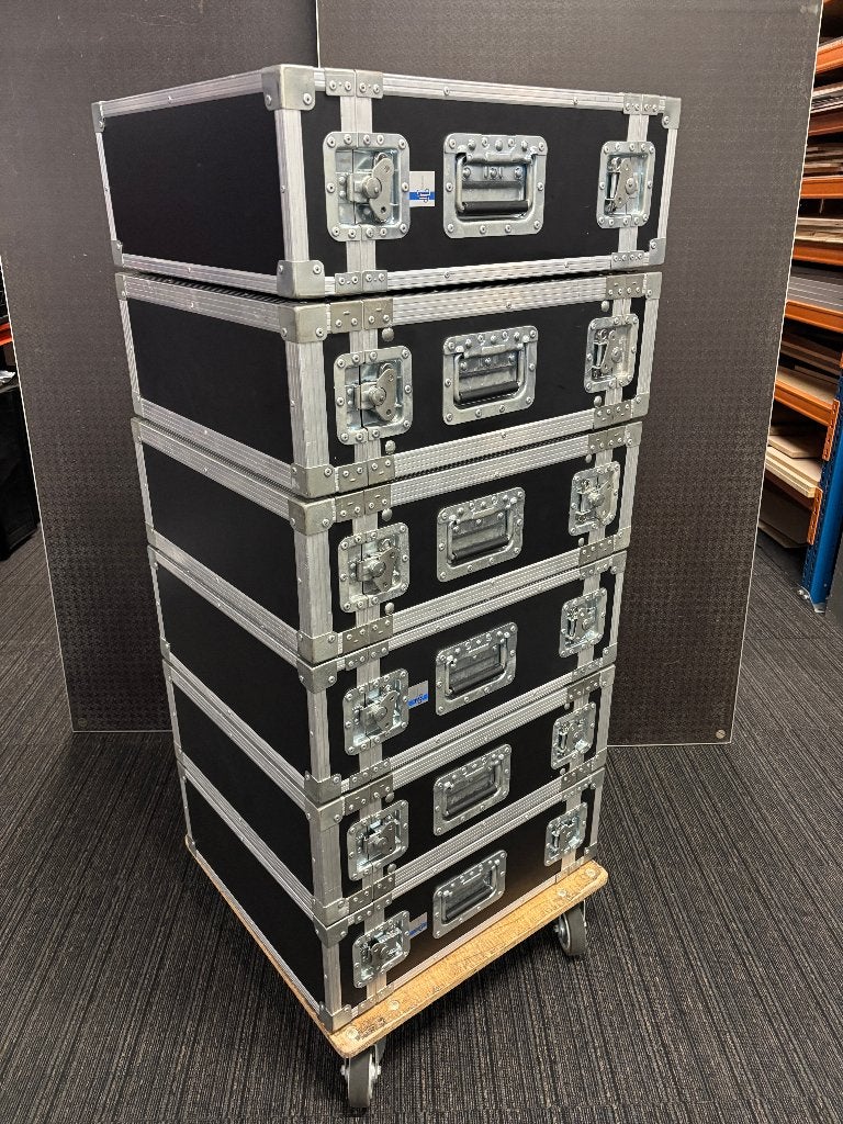 6x 4HE Rack Flightcase, Muziek en Instrumenten, Behuizingen en Koffers, Ophalen, DFB, -, -