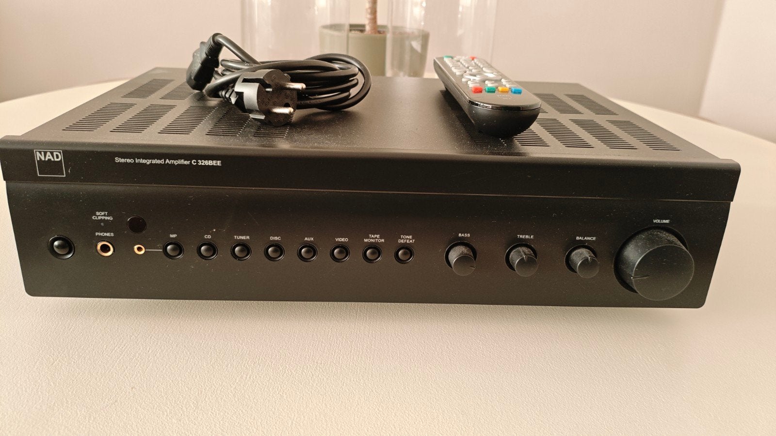NAD C326BEE Stereo Geïntegreerde Versterker, Zo goed als nieuw, 60 tot 120 watt, Stereo, Ophalen
