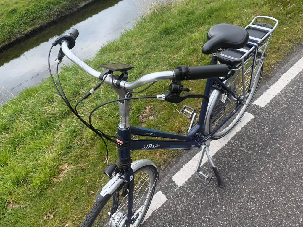 Stella Elektrische Fiets,Frame57cm,Accu en Motor prima, Overige merken, Versnellingen, Zo goed als nieuw, 56 cm of meer