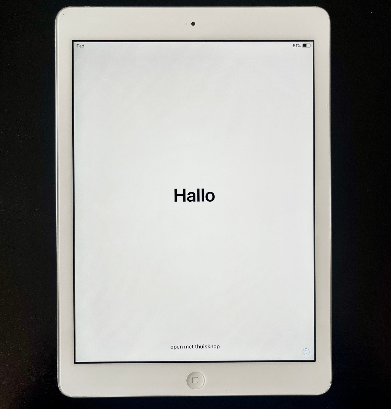 Apple - iPad Air - Zilver/Wit, Computers en Software, Apple iPads, 10 inch, Wit, Apple iPad Air, Ophalen of Verzenden