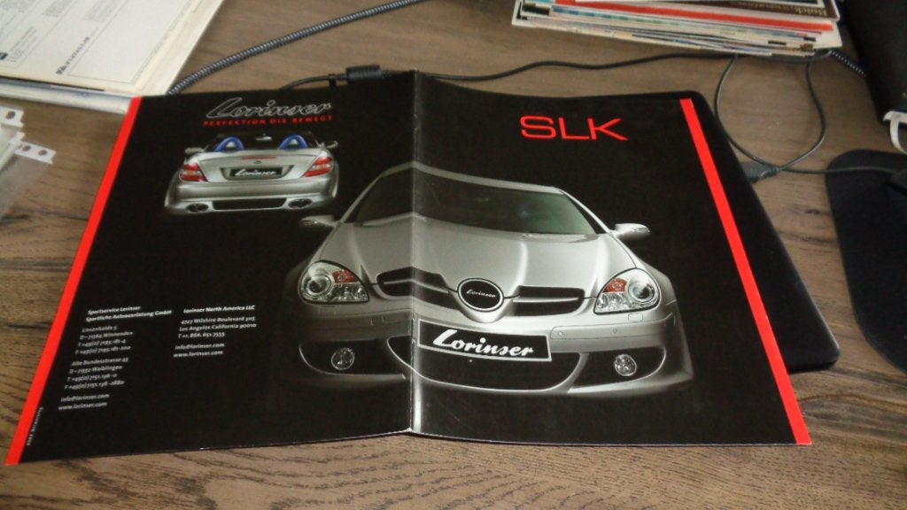 Folder LORINSER   MERCEDES  SLK 05, Verzenden, Nieuw, Mercedes