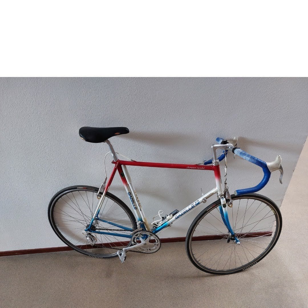 Te koop racefiets, Fietsen en Brommers, Fietsen | Racefietsen, Gebruikt, Gazelle, 10 tot 15 versnellingen, Staal, Ophalen